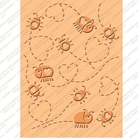 Cuttlebug 4-pc embossing folders - SIMPLY CHARMED - Picture 7 of 8